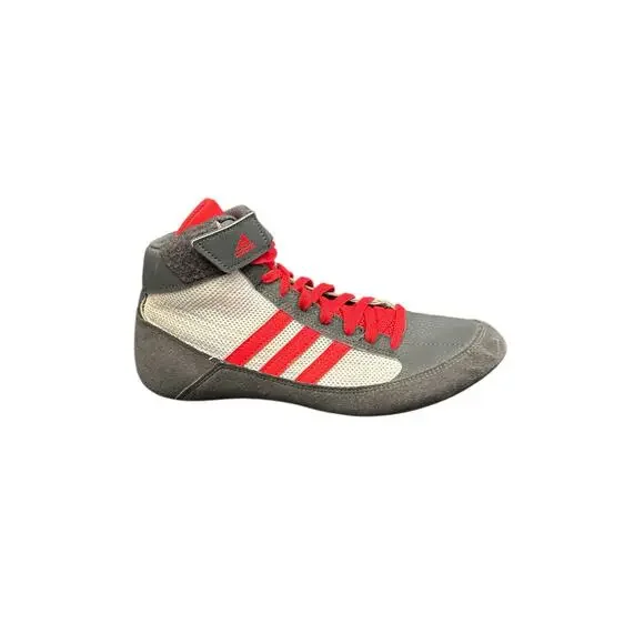 adidas | Shoes | Adidas Hvc Wrestling Shoes Gray Red White Size 75 Gz845 |  Poshmark
